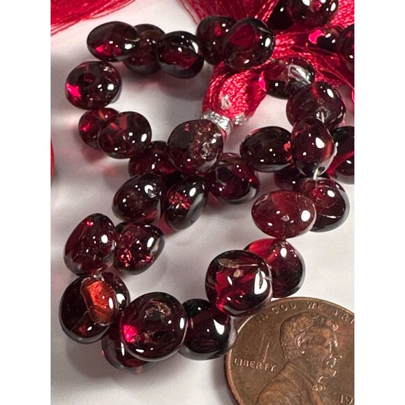 Garnet 8 inch Beads India - Picture 5 of 6